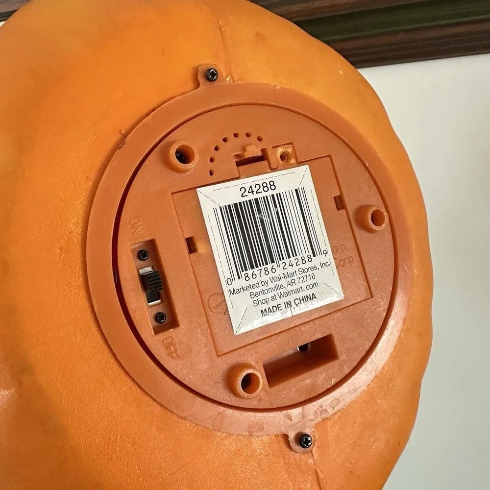VTG Walmart Color Change Light Up Jack O Lantern Pumpkin Blow Mold 10